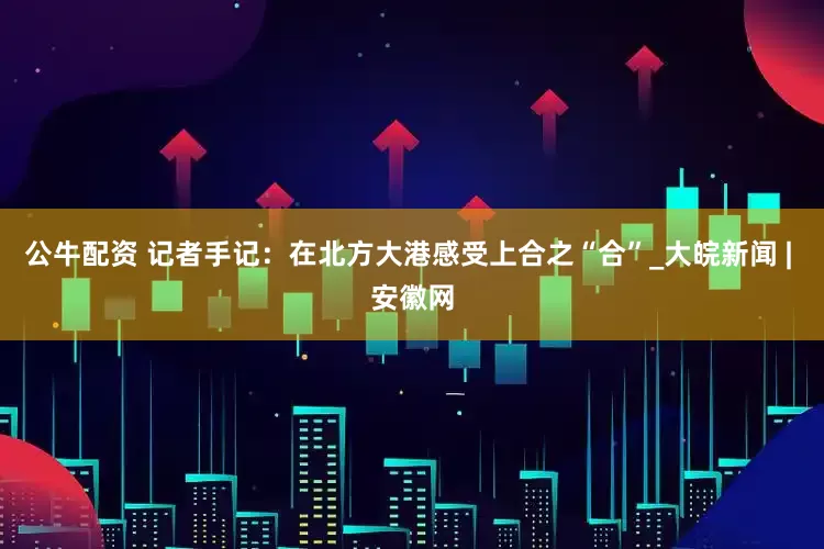 公牛配资 记者手记：在北方大港感受上合之“合”_大皖新闻 | 安徽网
